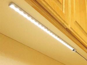 Tira de luz LED embutida para gabinetes