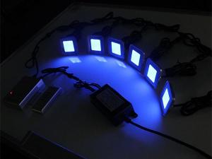Lámpara para piso RGB – Azul